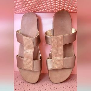 Easy Spirit Slide Rhinestone Sandals 8.5